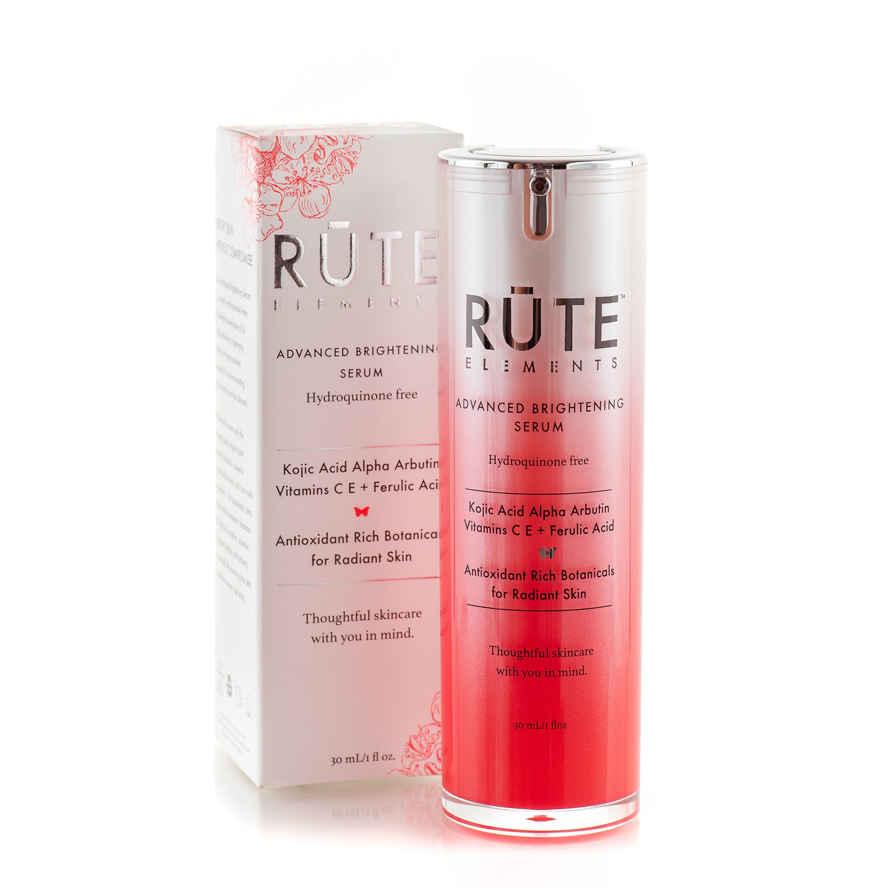 advanced brightening serum, dark spot corrector, hyperpigmentation, rute elements, best brightening serum. Advanced Brightening Serum